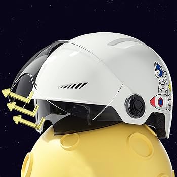 Amazon.co.jp: 可愛い 猫耳 半帽ヘルメット バイク用ヘルメット